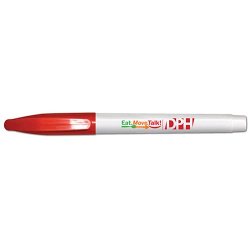 Red / White Fine Tip Sharp Mark Permanent Marker