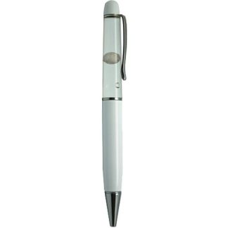 White Floating Brain Pen