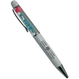 White Floating Sperm and Egg Pen