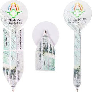 White Fold Flat Pen