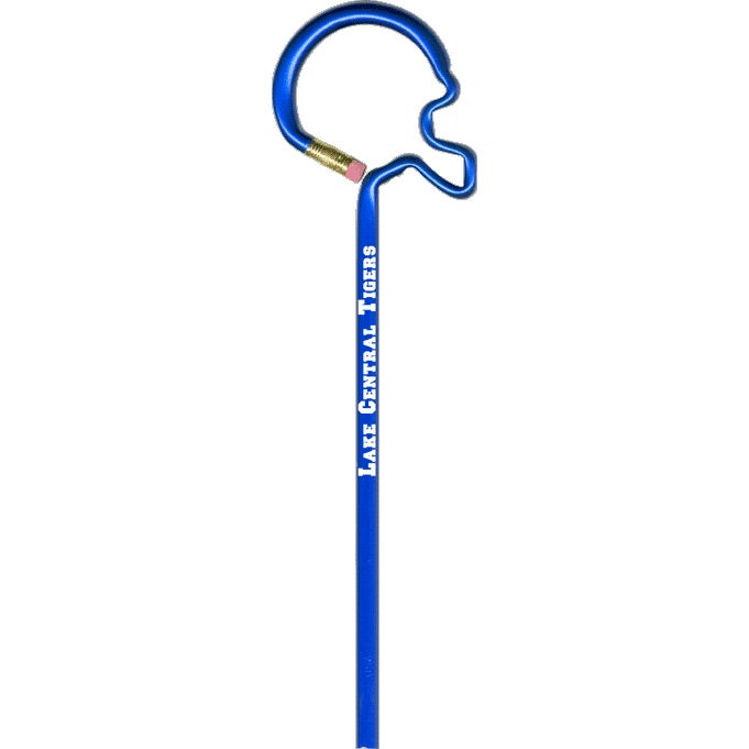 Customised Bentcil Football Helmet Shaped Pencils - Promotional Pens Singapore - Gifts VV Available in 19 awesome item colors 客製 - Promotional Pens Singapore - Gifts VV Metallic Blue Bentcil Football Helmet Shaped Pencil