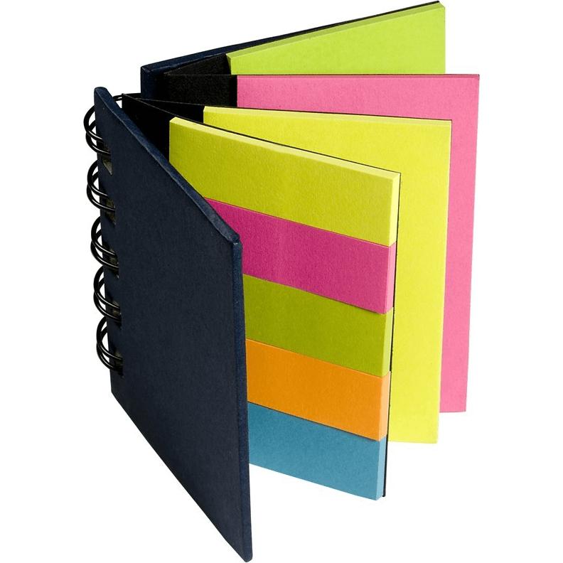 Promotional Four Chapters of Stickie Notes - Promotional Pens Singapore - Gifts VV Available in 4 exciting item colors 客製 - Promotional Pens Singapore - Gifts VV Blue Four Chapters of Stickie Notes