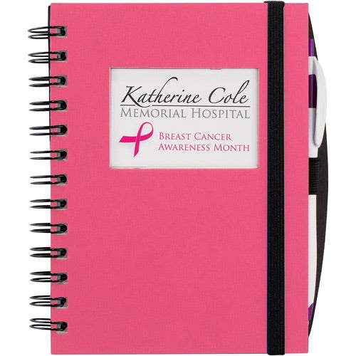 Imprinted Frame Rectangle Hardcover Journal Books - Promotional Pens Singapore - Gifts VV Available in 8 amazing item colors 客製 - Promotional Pens Singapore - Gifts VV Pink Frame Rectangle Hardcover Journal Book