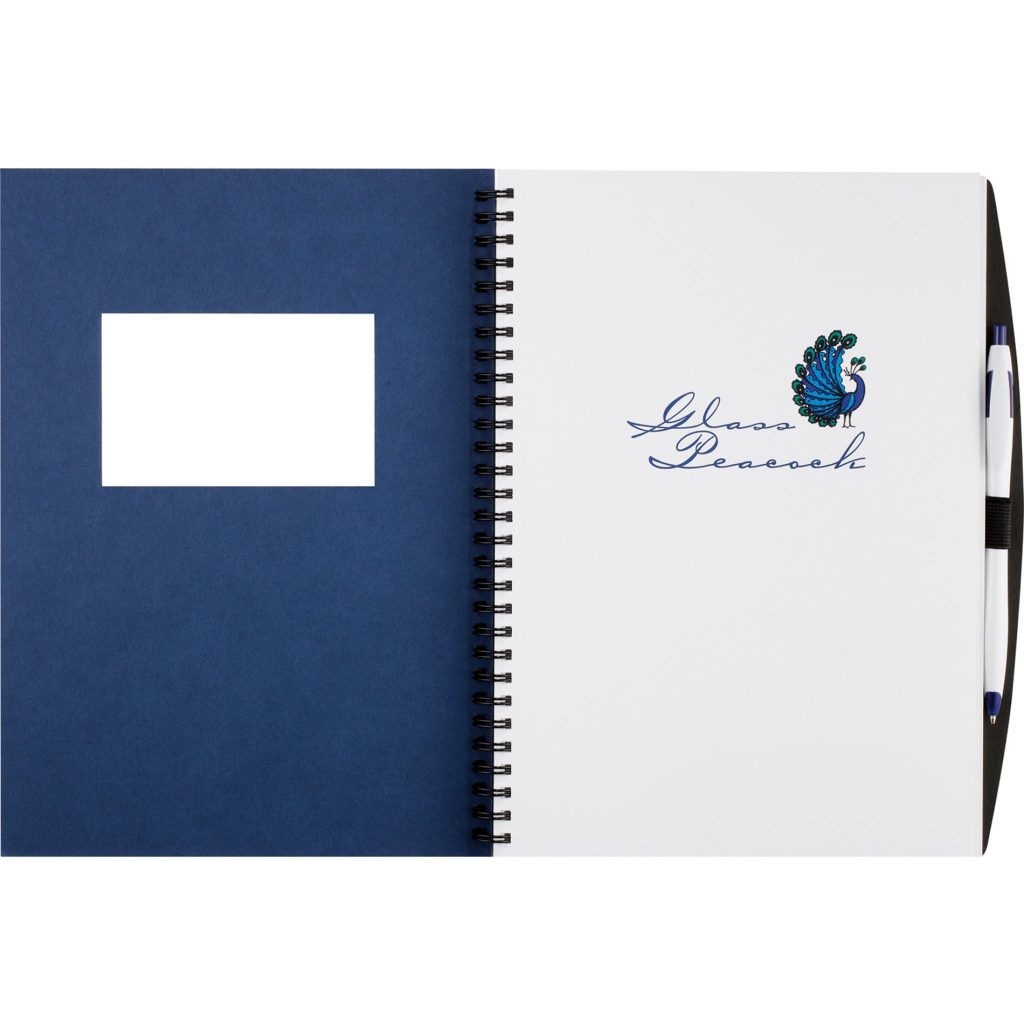 Customized Rectangle Frame Large Hardcover JournalBooks - Promotional Pens Singapore - Gifts VV Available in 10 awesome item colors 客製 - Promotional Pens Singapore - Gifts VV Blue Rectangle Frame Large Hardcover JournalBook