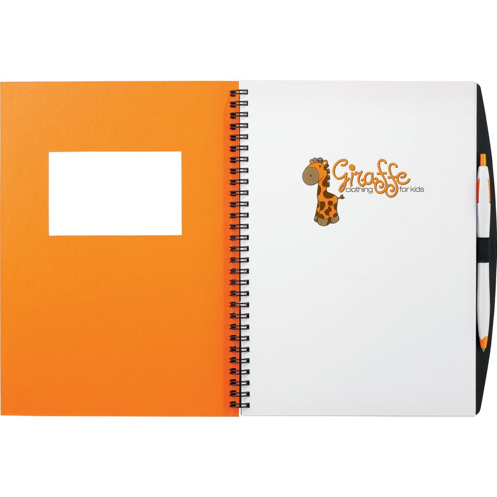 Customized Rectangle Frame Large Hardcover JournalBooks - Promotional Pens Singapore - Gifts VV Available in 10 awesome item colors 客製 - Promotional Pens Singapore - Gifts VV Orange Rectangle Frame Large Hardcover JournalBook
