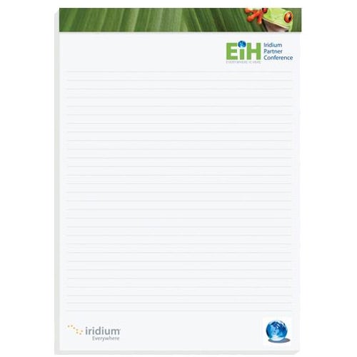 Logo Full Color Legal Pads - Promotional Pens Singapore - Gifts VV Free Setup 客製 - Promotional Pens Singapore - Gifts VV White Full Color Legal Pad