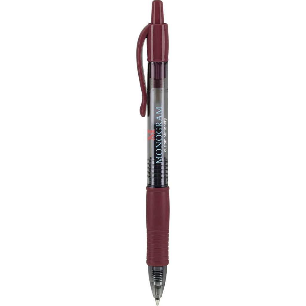 Smoke / Burgundy G2 Premium 0.7mm Gel Roller Pen