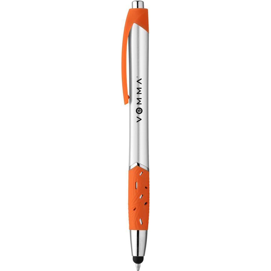 Giveaway Galaxy Stylus Ballpoint Pens - Promotional Pens Singapore - Gifts VV Available in 5 exciting item colors 客製 - Promotional Pens Singapore - Gifts VV Silver / Orange Galaxy Stylus Ballpoint Pen