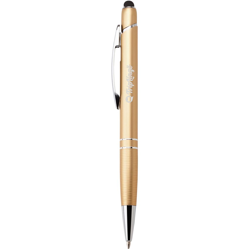 Custom Glacio Stylus Pens - Promotional Pens Singapore - Gifts VV Available in 6 amazing item colors 客製 - Promotional Pens Singapore - Gifts VV Gold Glacio Stylus Pen
