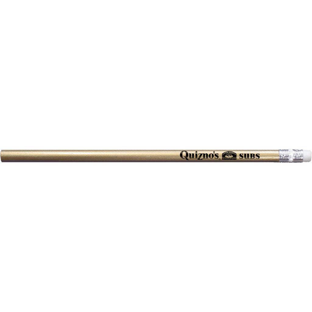 Customised Glisten Pencils - Promotional Pens Singapore - Gifts VV Free Setup 客製 - Promotional Pens Singapore - Gifts VV Gold Glisten Pencil