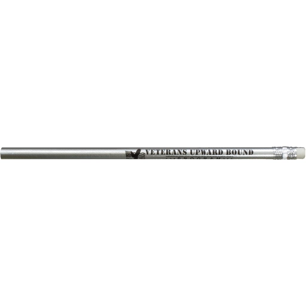 Customised Glisten Pencils - Promotional Pens Singapore - Gifts VV Free Setup 客製 - Promotional Pens Singapore - Gifts VV Silver Glisten Pencil