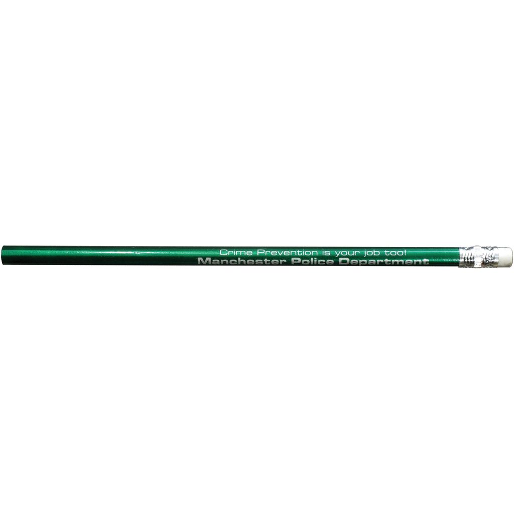 Customised Glisten Pencils - Promotional Pens Singapore - Gifts VV Free Setup 客製 - Promotional Pens Singapore - Gifts VV Green Glisten Pencil
