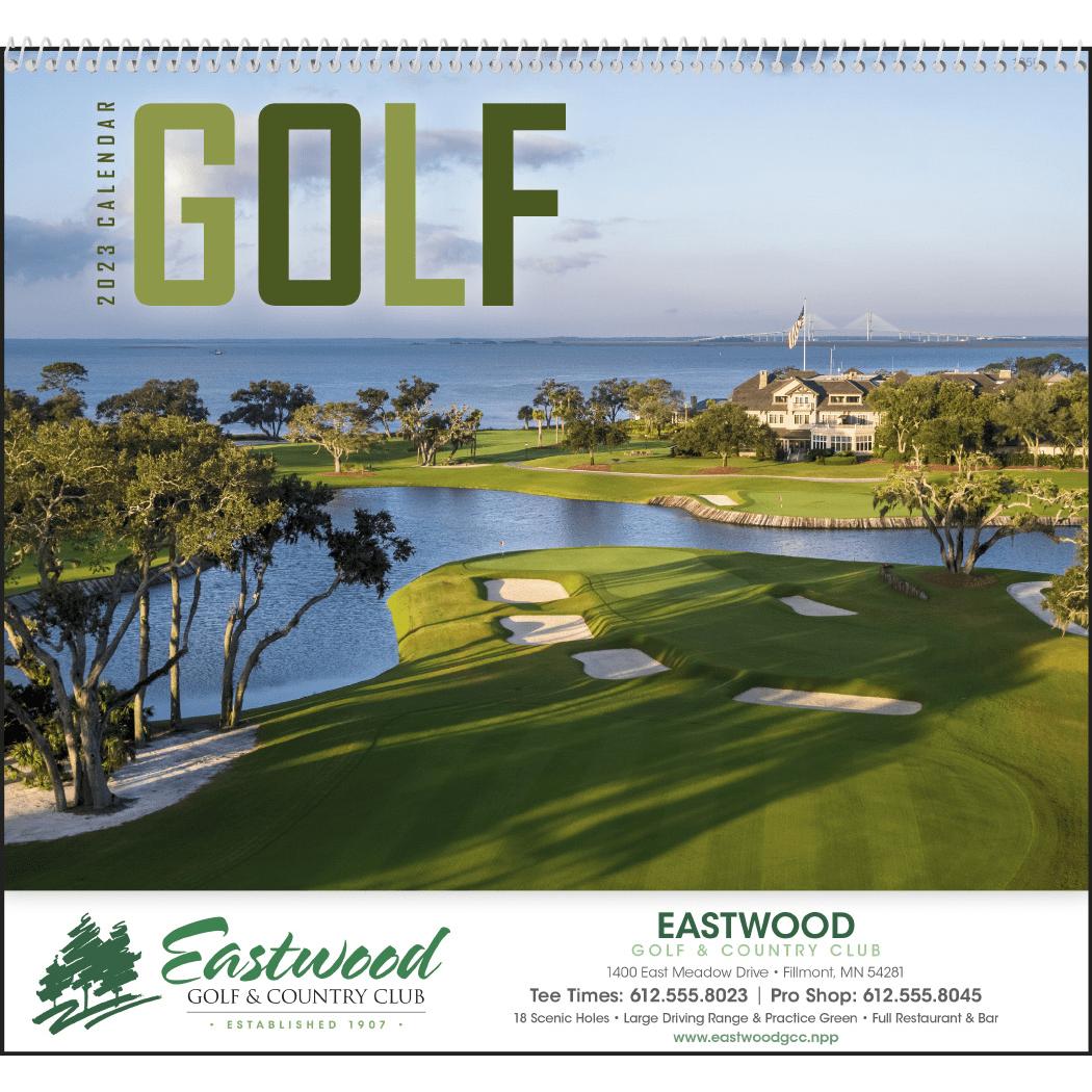 Logo Golf Appointment Calendars - Promotional Pens Singapore - Gifts VV Free Setup 客製 - Promotional Pens Singapore - Gifts VV See Item Golf Appointment Calendar