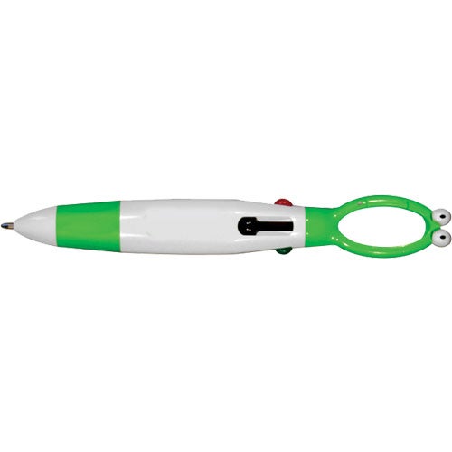 Giveaway Googly Eyed 4 Color Pens - Promotional Pens Singapore - Gifts VV Available in 5 awesome item colors 客製 - Promotional Pens Singapore - Gifts VV White / Green Googly Eyed 4 Color Pen