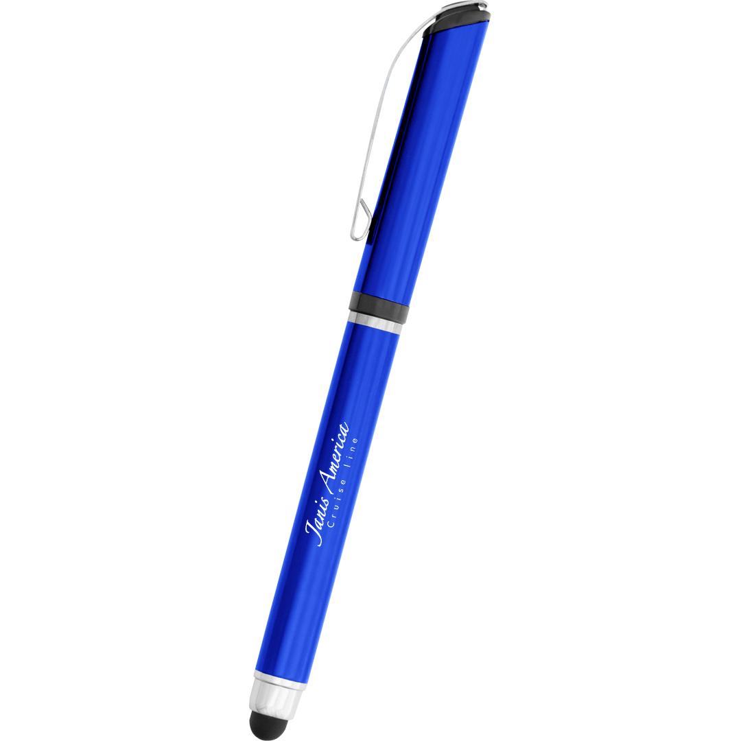 Custom Haiden Stylus Pens - Promotional Pens Singapore - Gifts VV Available in 5 exciting item colors 客製 - Promotional Pens Singapore - Gifts VV Metallic Blue Haiden Stylus Pen