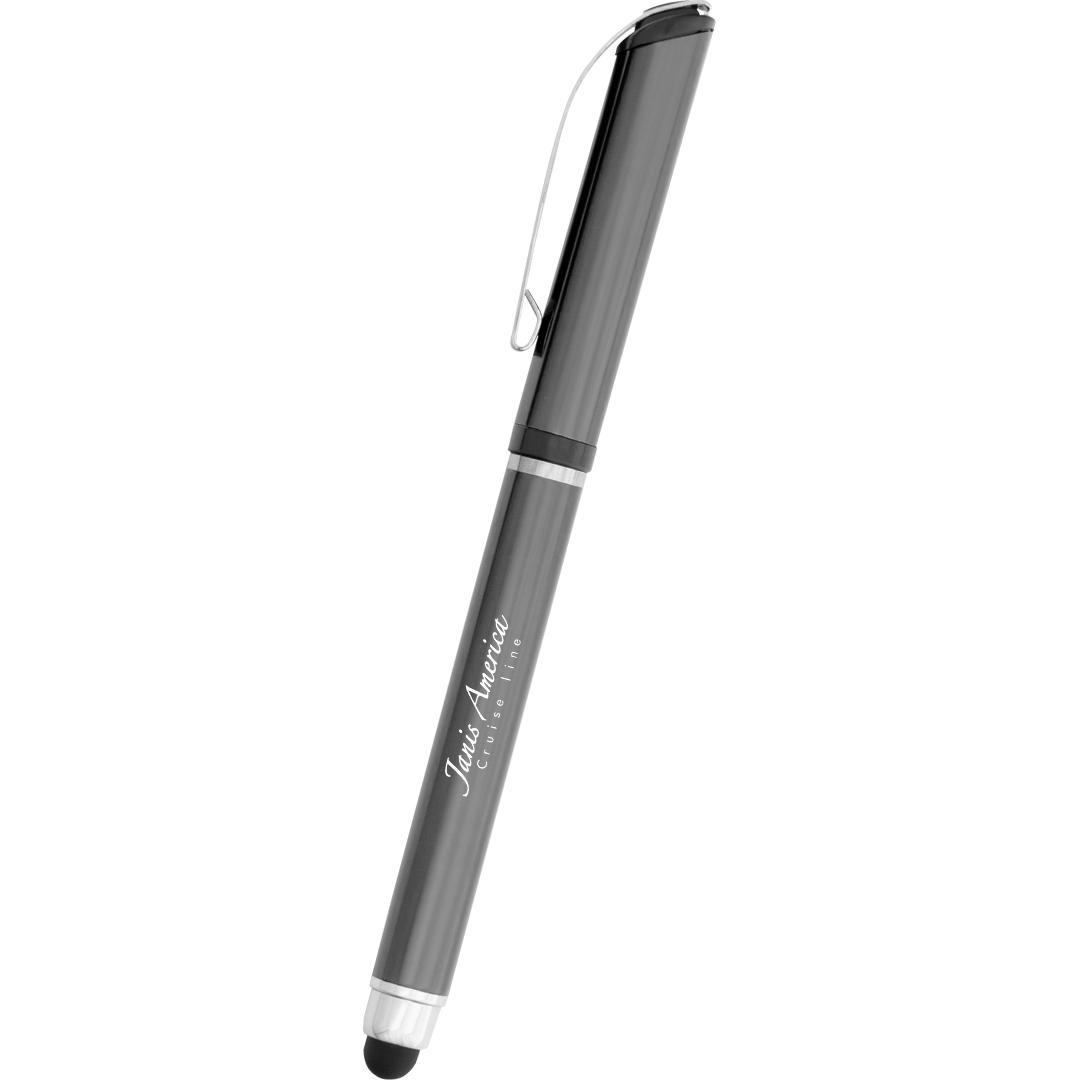 Custom Haiden Stylus Pens - Promotional Pens Singapore - Gifts VV Available in 5 exciting item colors 客製 - Promotional Pens Singapore - Gifts VV Metallic Charcoal Haiden Stylus Pen