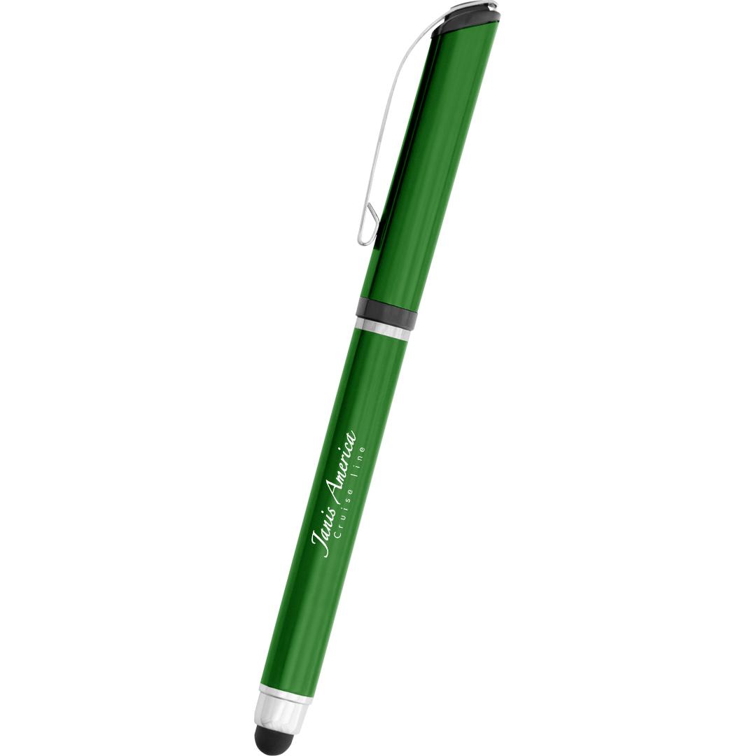 Custom Haiden Stylus Pens - Promotional Pens Singapore - Gifts VV Available in 5 exciting item colors 客製 - Promotional Pens Singapore - Gifts VV Metallic Green Haiden Stylus Pen