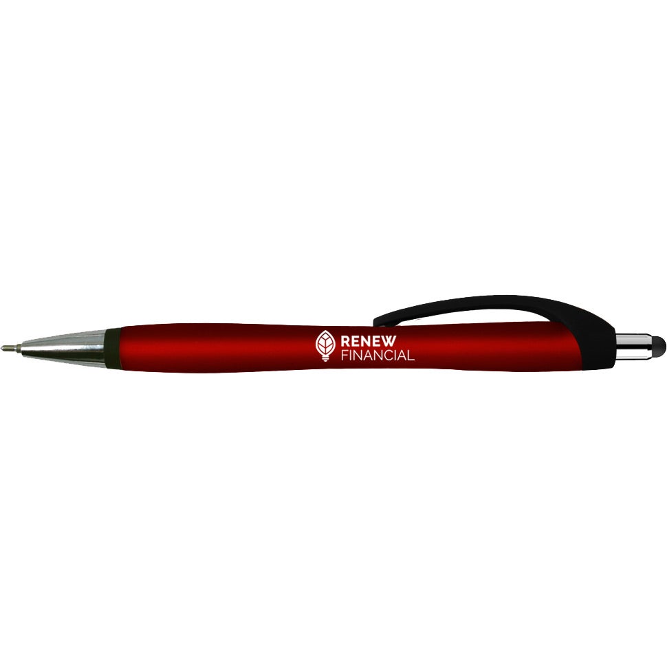 Custom Halcyon Stylus Pens - Promotional Pens Singapore - Gifts VV Free Setup 客製 - Promotional Pens Singapore - Gifts VV Red Halcyon Stylus Pen