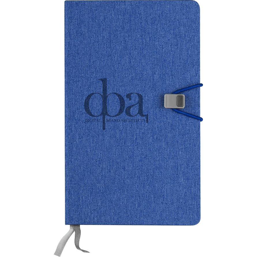 Promotional Half and Half Perfect Bound Notebooks - Promotional Pens Singapore - Gifts VV Available in 3 exciting item colors 客製 - Promotional Pens Singapore - Gifts VV Marina Blue Half and Half Perfect Bound Notebook