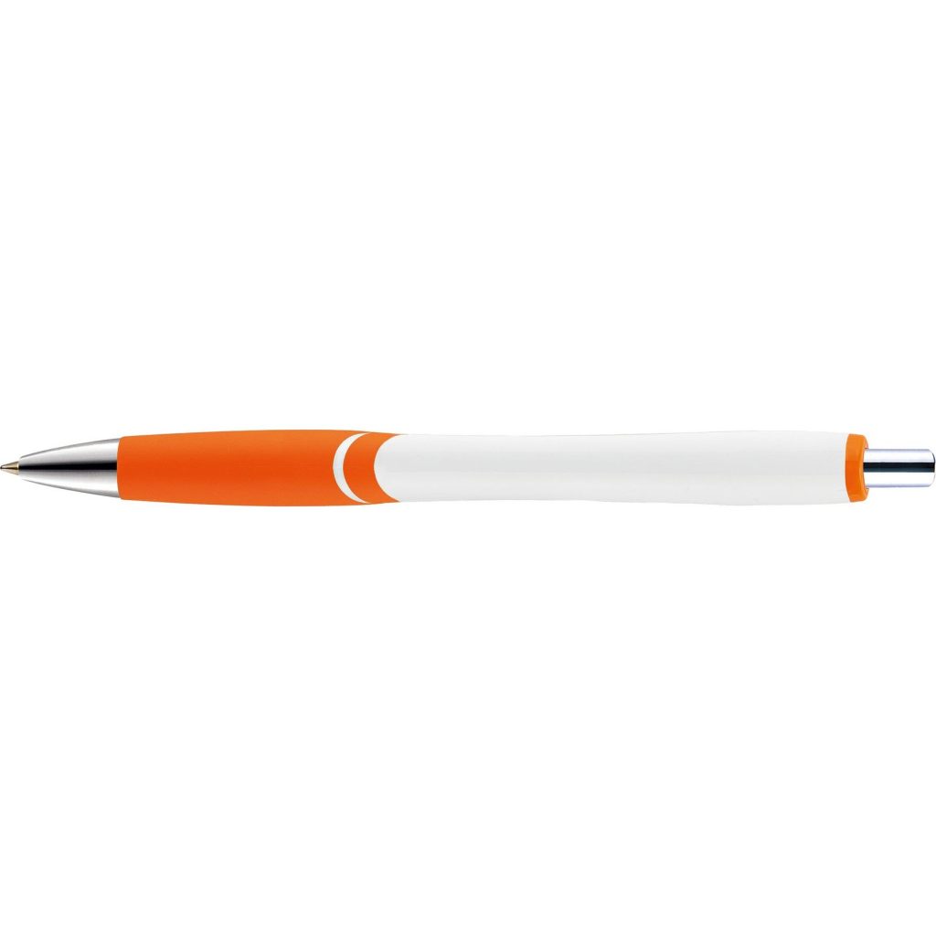 Marketing Hico Prime Pens - Promotional Pens Singapore - Gifts VV Free Setup 客製 - Promotional Pens Singapore - Gifts VV White / Orange Hico Prime Pen
