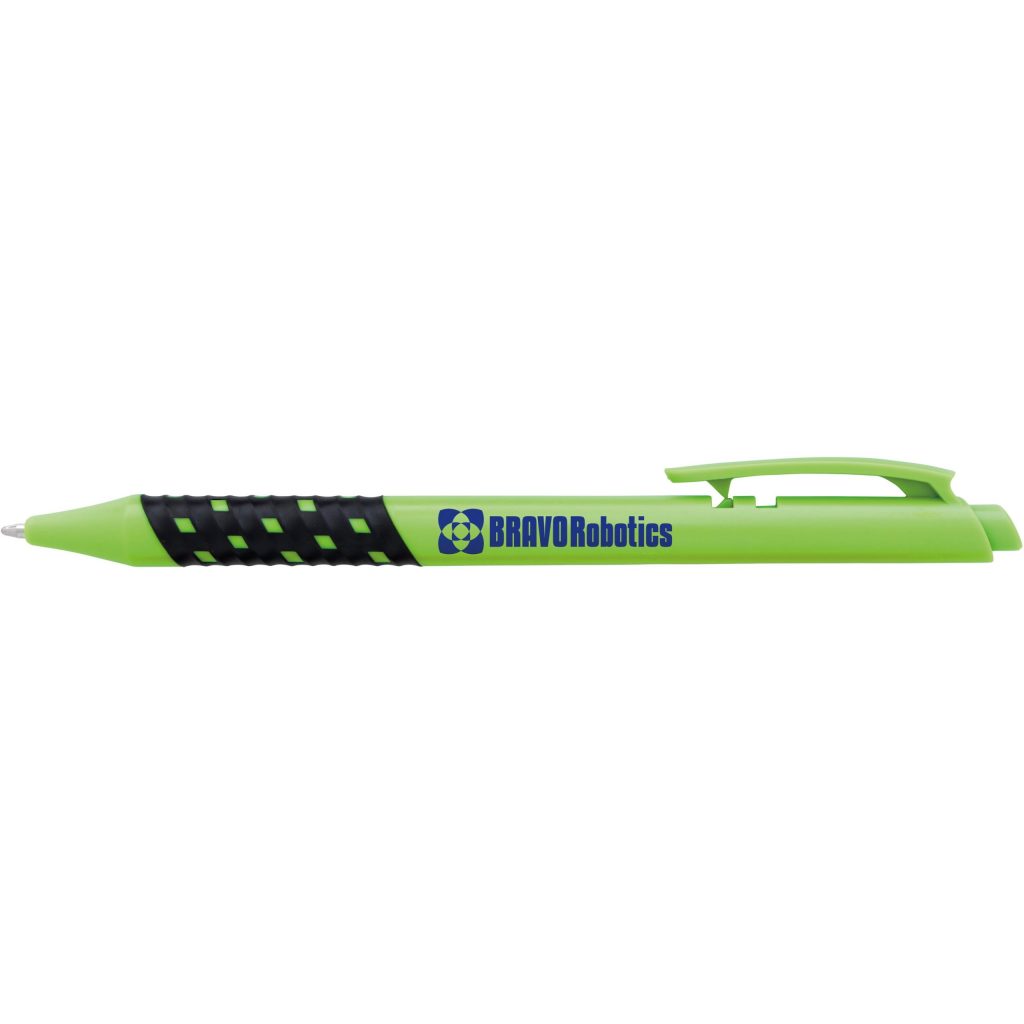 Logo Hopscotch Pens - Promotional Pens Singapore - Gifts VV Free Setup 客製 - Promotional Pens Singapore - Gifts VV Lime Green Hopscotch Pen