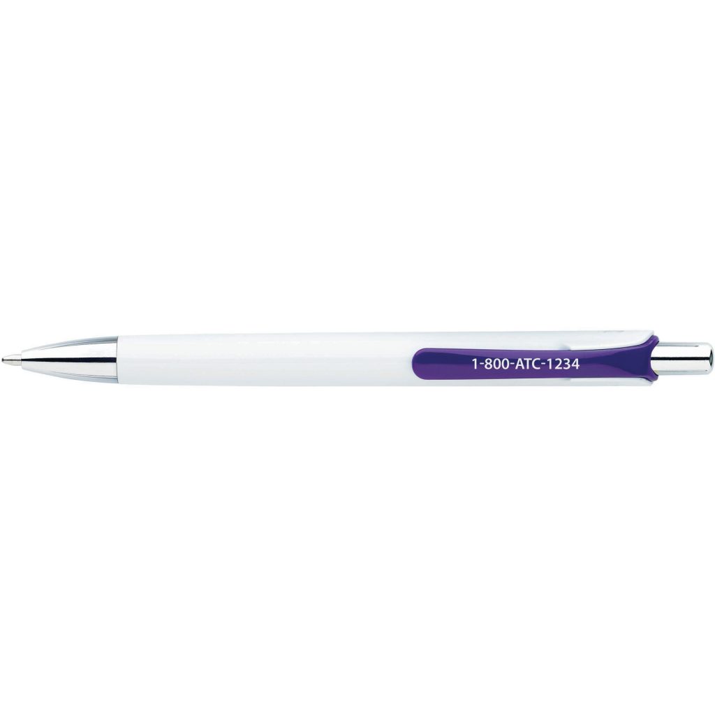 Custom Souvenir Image Pens - Promotional Pens Singapore - Gifts VV Free Setup 客製 - Promotional Pens Singapore - Gifts VV White / Purple Souvenir Image Pen