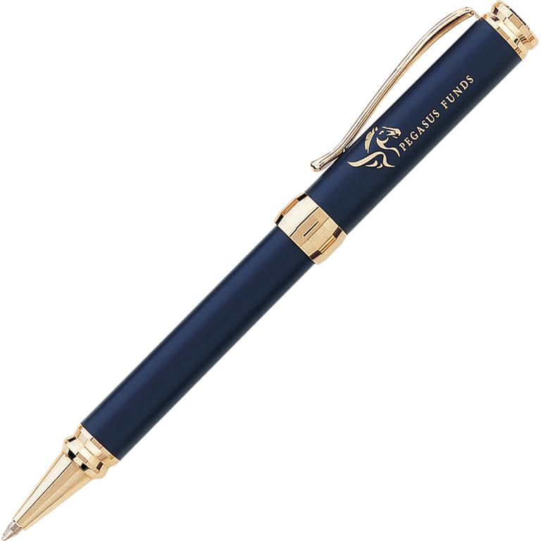 Customized Inca-45 Pens - Promotional Pens Singapore - Gifts VV Available in 3 exciting item colors 客製 - Promotional Pens Singapore - Gifts VV Blue / Gold Inca-45 Pen