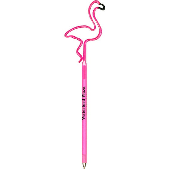 Translucent Hot Pink InkBend Flamingo Shaped Pen