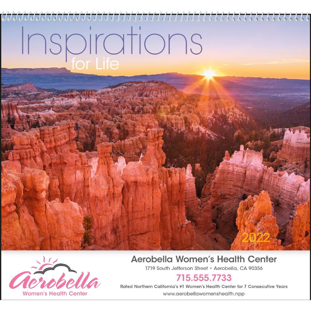 Logo Inspirations for Life Calendars - Promotional Pens Singapore - Gifts VV Free Setup 客製 - Promotional Pens Singapore - Gifts VV See Item Inspirations for Life Calendar
