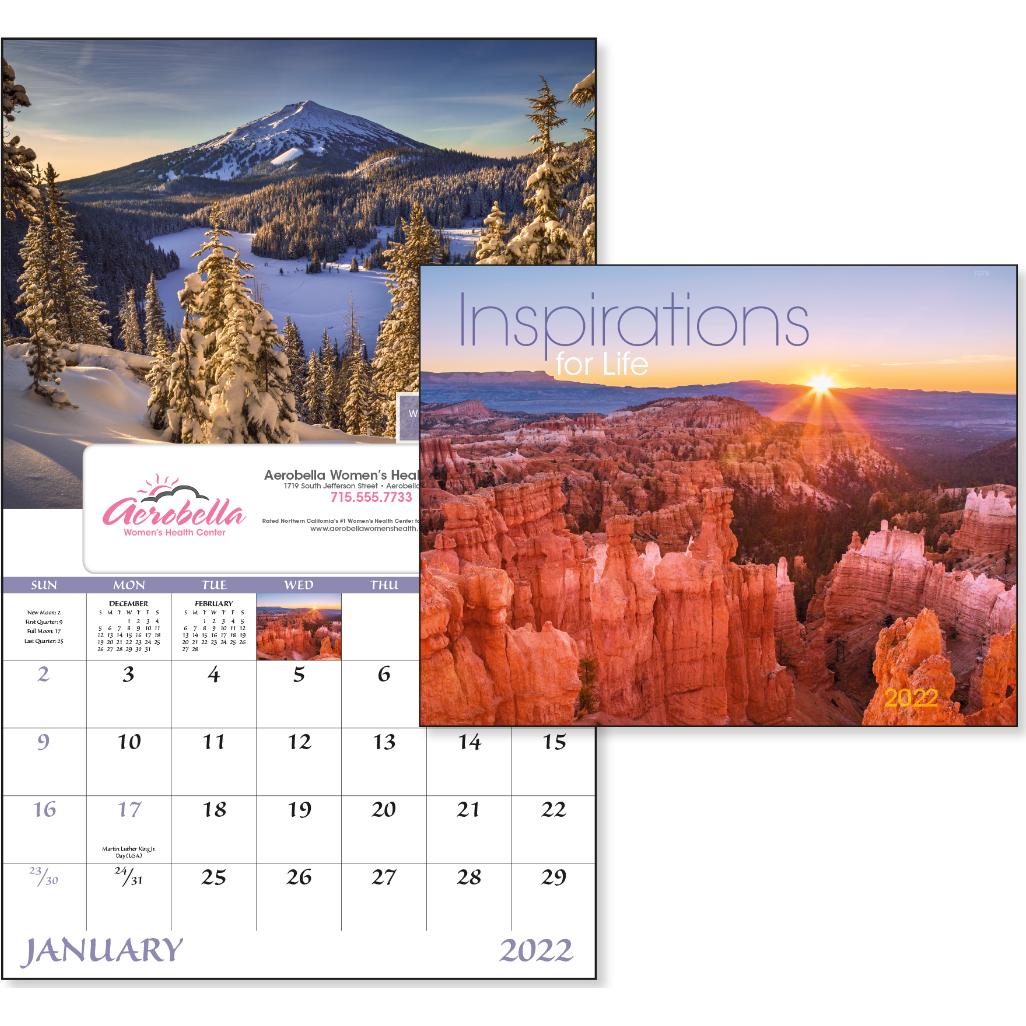 Marketing Inspirations for Life Window Calendars - Promotional Pens Singapore - Gifts VV Free Setup 客製 - Promotional Pens Singapore - Gifts VV See Item Inspirations for Life Window Calendar