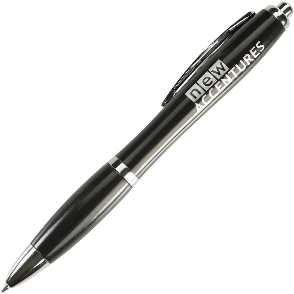 Customized Plastic Isadora Ballpoint Pens - Promotional Pens Singapore - Gifts VV Available in 6 amazing item colors 客製 - Promotional Pens Singapore - Gifts VV Black Plastic Isadora Ballpoint Pen