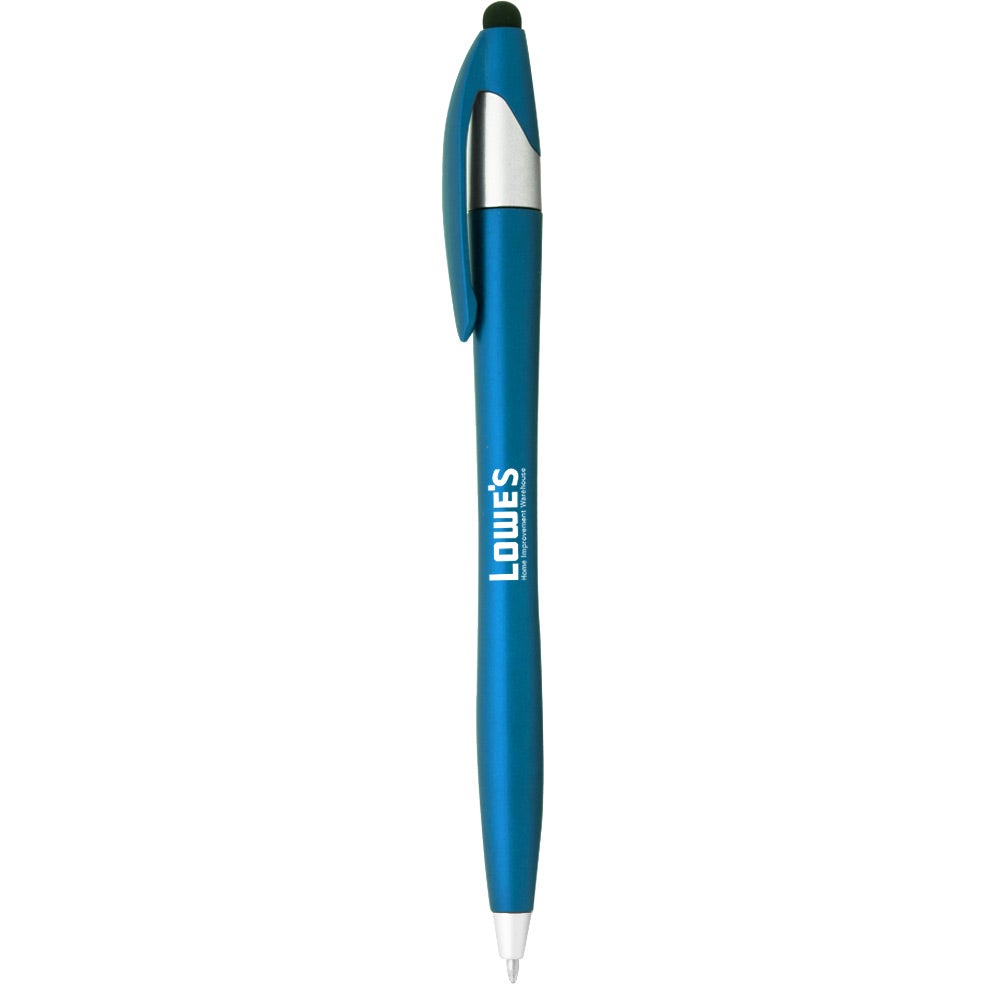 Printed Plastic Isla Twist Barrel Stylus Pens - Promotional Pens Singapore - Gifts VV Available in 4 amazing item colors 客製 - Promotional Pens Singapore - Gifts VV Electric Blue Plastic Isla Twist Barrel Stylus Pen