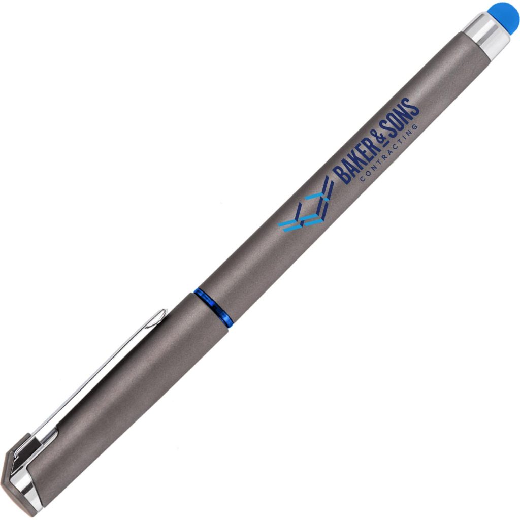 Gray / Blue Islander Softy Gel Colorjet Pen