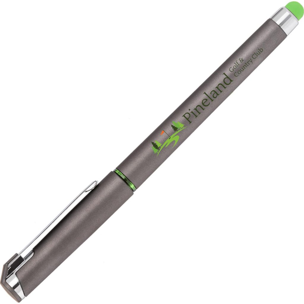 Gray / Green Islander Softy Gel Colorjet Pen