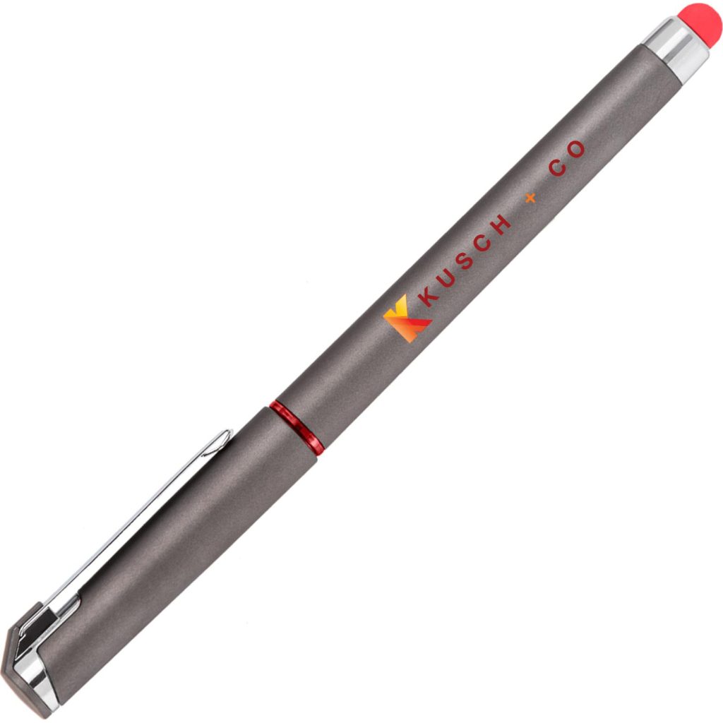 Gray / Red Islander Softy Gel Colorjet Pen