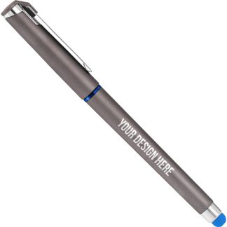 Gray / Blue Islander Softy Gel with Stylus Pen
