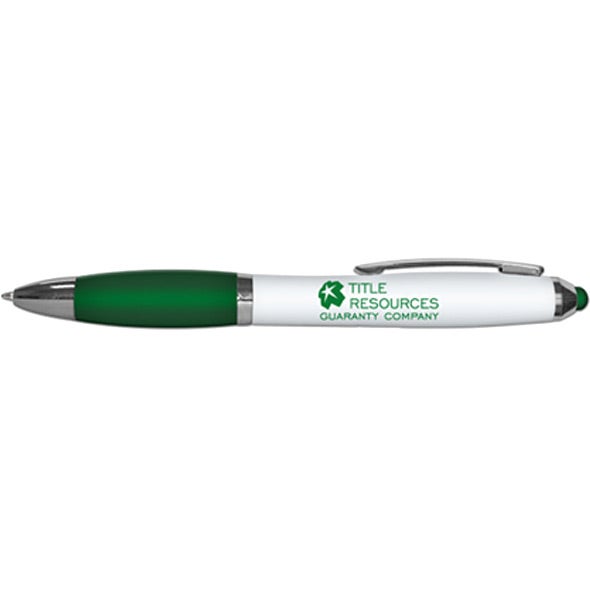 Custom iWriter Pro Colored Stylus Ballpoint Pens - Promotional Pens Singapore - Gifts VV Available in 6 exciting item colors 客製 - Promotional Pens Singapore - Gifts VV White / Green iWriter Pro Colored Stylus Ballpoint Pen