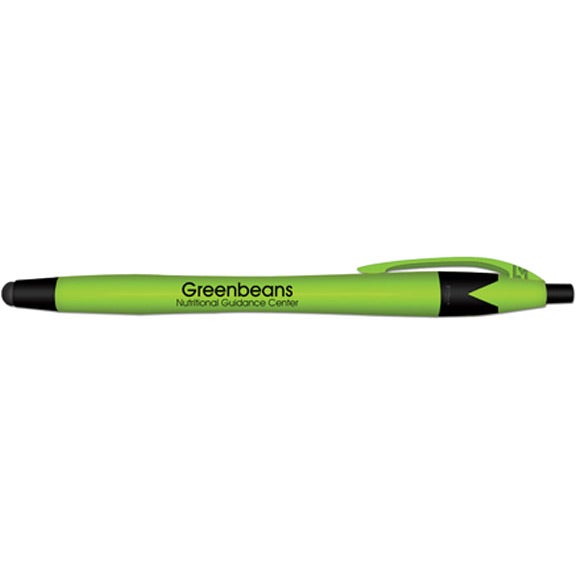 Customized iWriter Silhouette Neon Stylus Ballpoint Pens - Promotional Pens Singapore - Gifts VV Available in 6 awesome item colors 客製 - Promotional Pens Singapore - Gifts VV Lime Green iWriter Silhouette Neon Stylus Ballpoint Pen