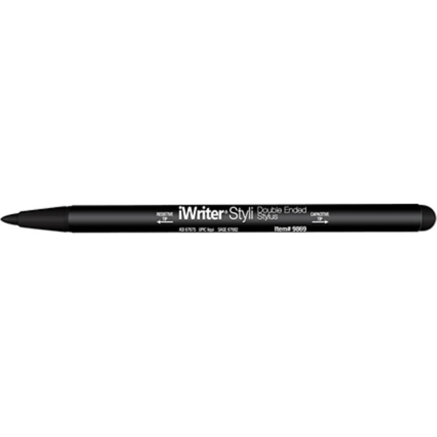 Customized iWriter Styli Double Ended Stylus - Promotional Pens Singapore - Gifts VV Available in 3 awesome item colors 客製 - Promotional Pens Singapore - Gifts VV Black iWriter Styli Double Ended Stylus