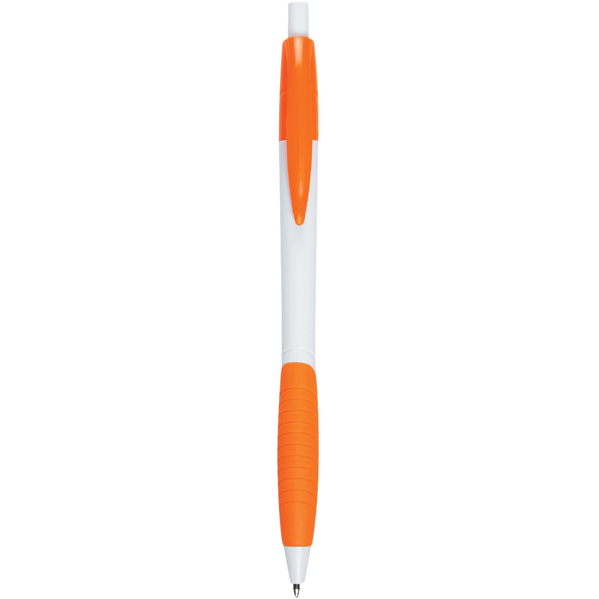 Imprinted Jada Pens - Promotional Pens Singapore - Gifts VV Available in 7 amazing item colors 客製 - Promotional Pens Singapore - Gifts VV White / Orange Jada Pen