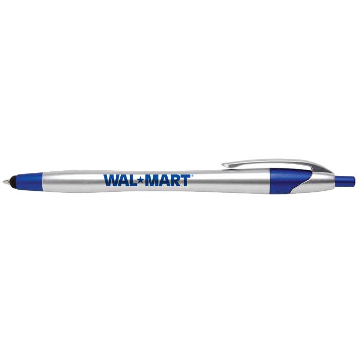 Advertising Javalina Chrome Stylus Pens - Promotional Pens Singapore - Gifts VV Available in 5 amazing item colors 客製 - Promotional Pens Singapore - Gifts VV Silver / Blue Javalina Chrome Stylus Pen