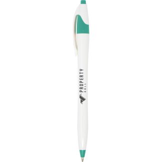 White / Dark Green Javalina Color Write Pen