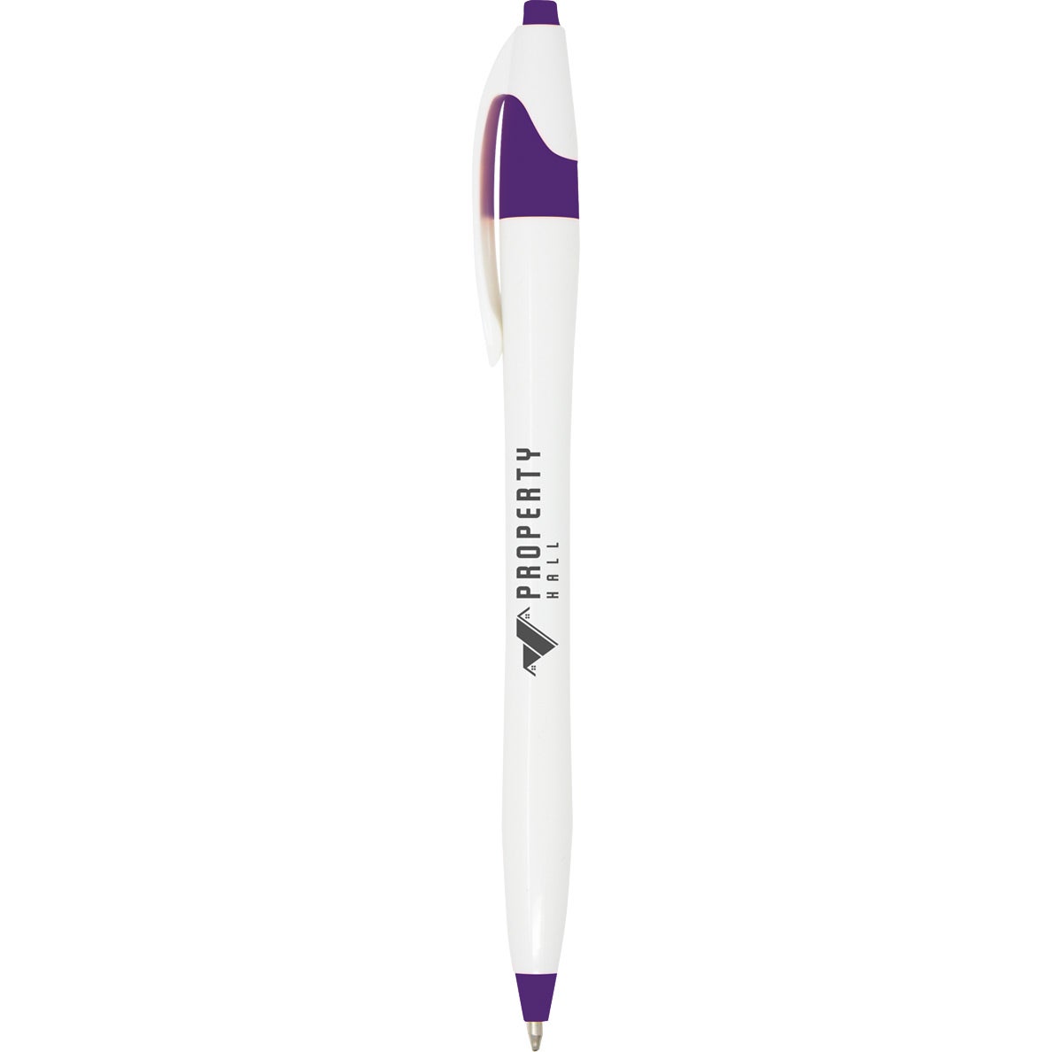 Promo Javalina Color Write Pens - Promotional Pens Singapore - Gifts VV Available in 7 exciting item colors 客製 - Promotional Pens Singapore - Gifts VV White / Purple Javalina Color Write Pen