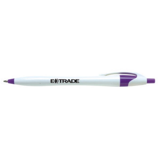 White / Purple Javalina Splash Pen