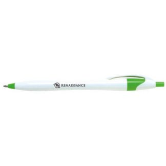 White / Lime Javalina Splash Pen