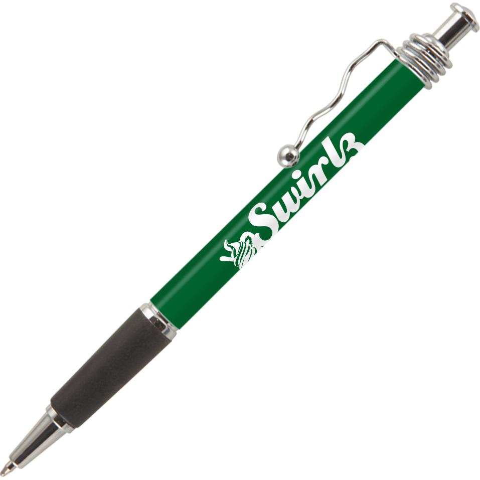 Imprinted Jazz Chrome Pens - Promotional Pens Singapore - Gifts VV Free Shipping and Setup 客製 - Promotional Pens Singapore - Gifts VV Dark Green Jazz Chrome Pen