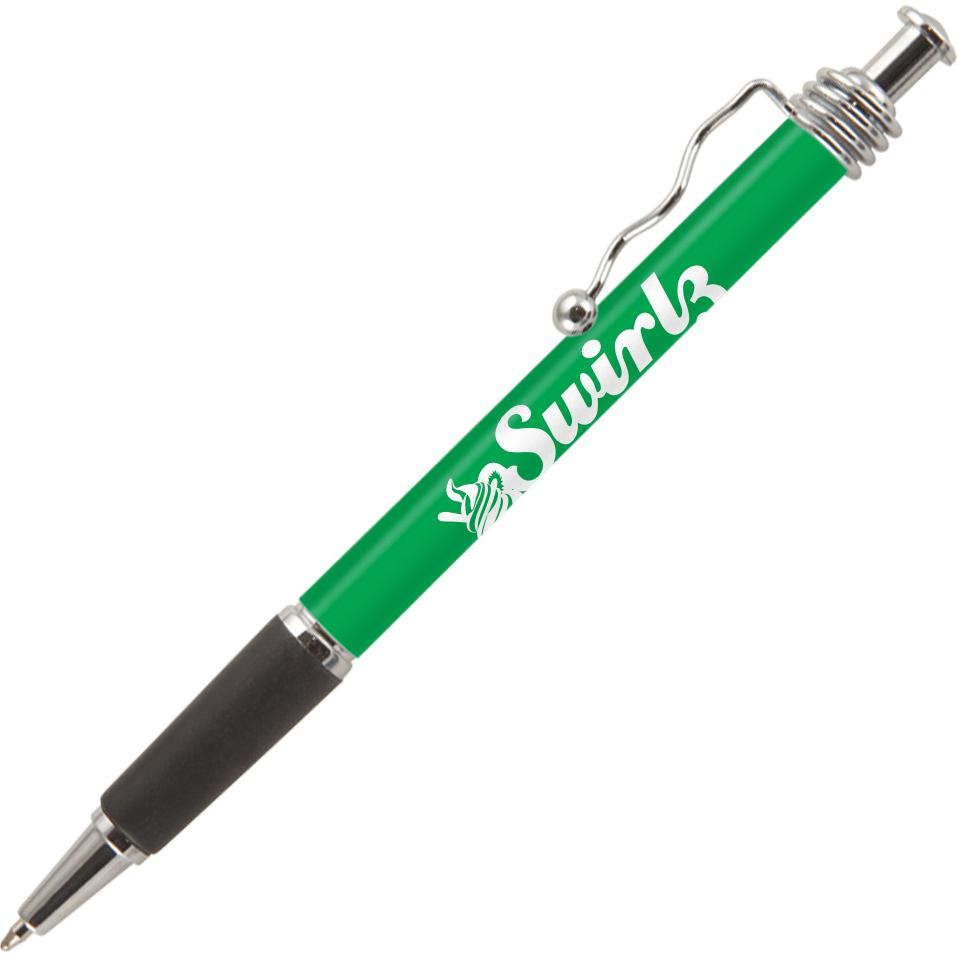 Imprinted Jazz Chrome Pens - Promotional Pens Singapore - Gifts VV Free Shipping and Setup 客製 - Promotional Pens Singapore - Gifts VV Green Jazz Chrome Pen