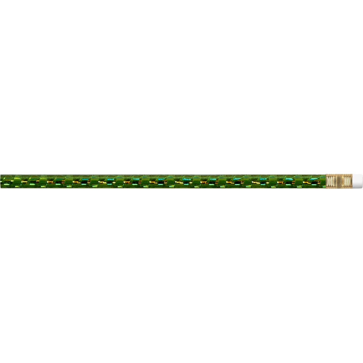 Printed Jewel Foil Pencils - Promotional Pens Singapore - Gifts VV Free Setup 客製 - Promotional Pens Singapore - Gifts VV Emerald Green Jewel Foil Pencil