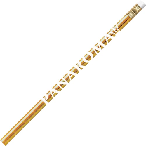 Printed Jewel Foil Pencils - Promotional Pens Singapore - Gifts VV Free Setup 客製 - Promotional Pens Singapore - Gifts VV Gold Topaz Jewel Foil Pencil