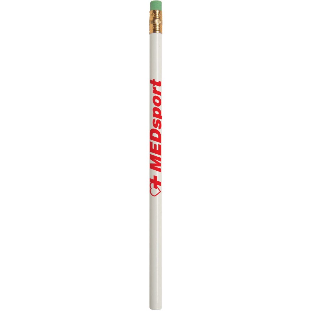 Advertising Jo Bee Recycled Newspaper Pencils - Promotional Pens Singapore - Gifts VV Your design screen printed 客製 - Promotional Pens Singapore - Gifts VV White Jo Bee Recycled Newspaper Pencil